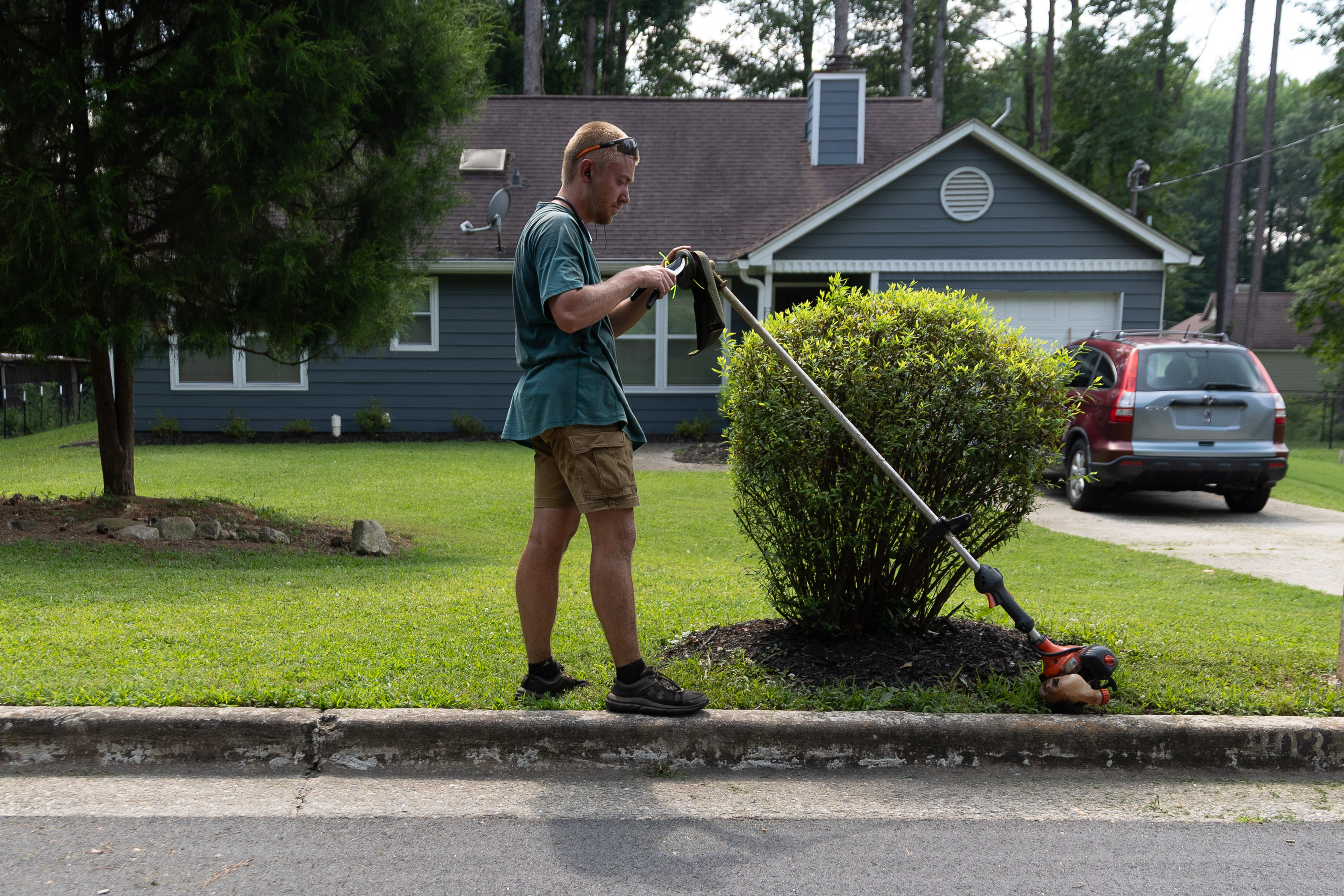 Cooper Lawn Care in action