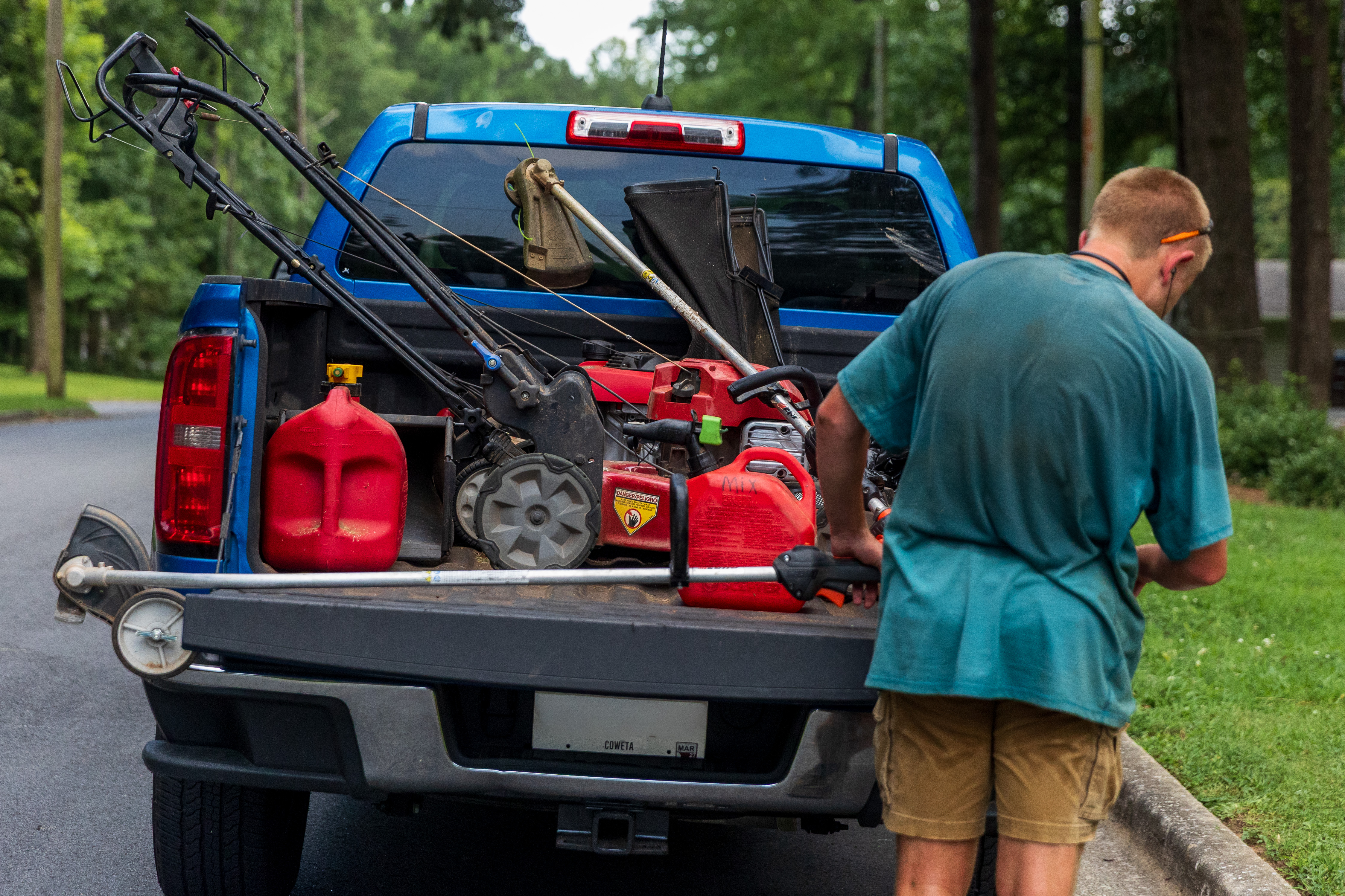 Cooper Lawn Care in action