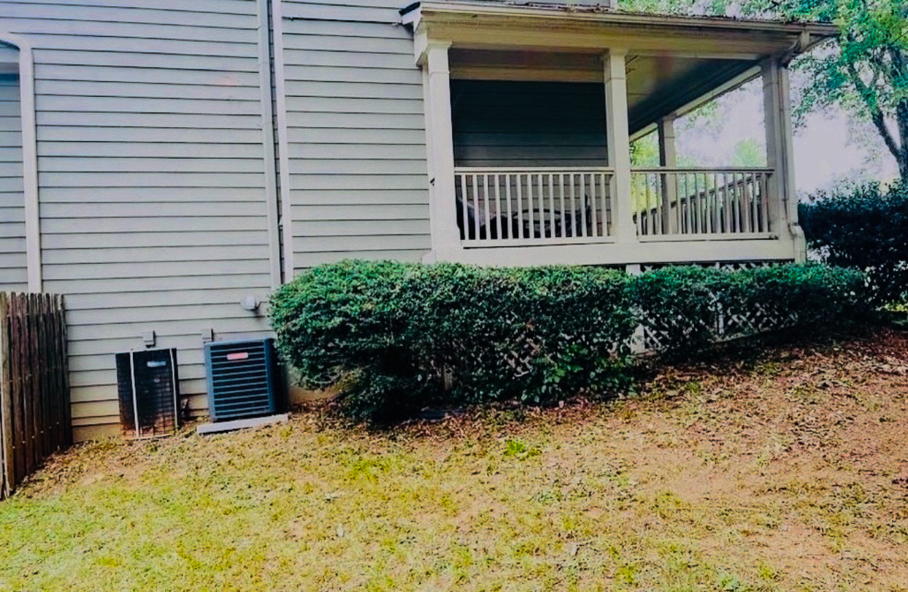 Bush trimming after