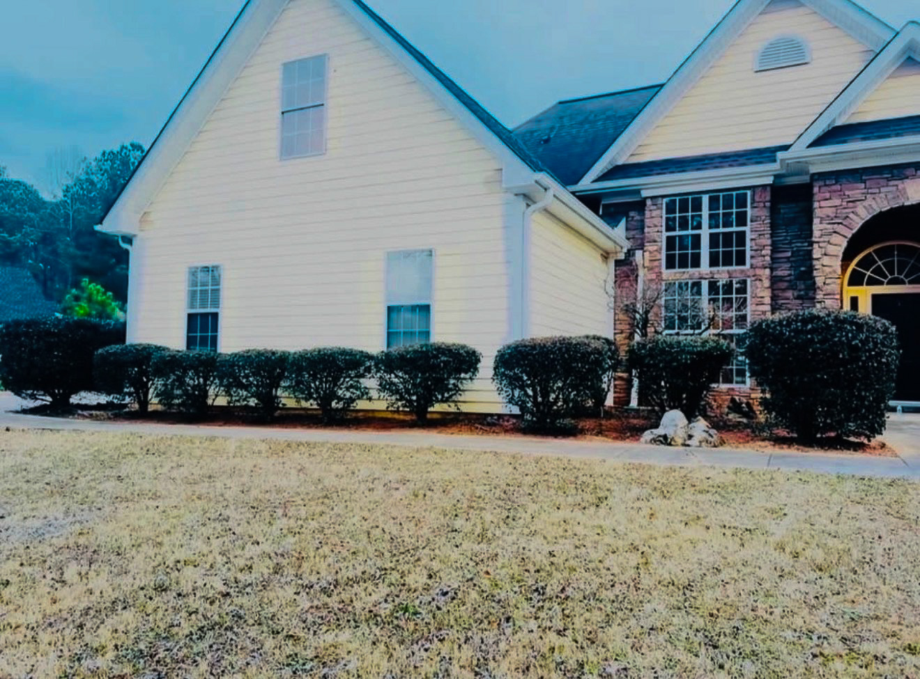 Bush trimming after