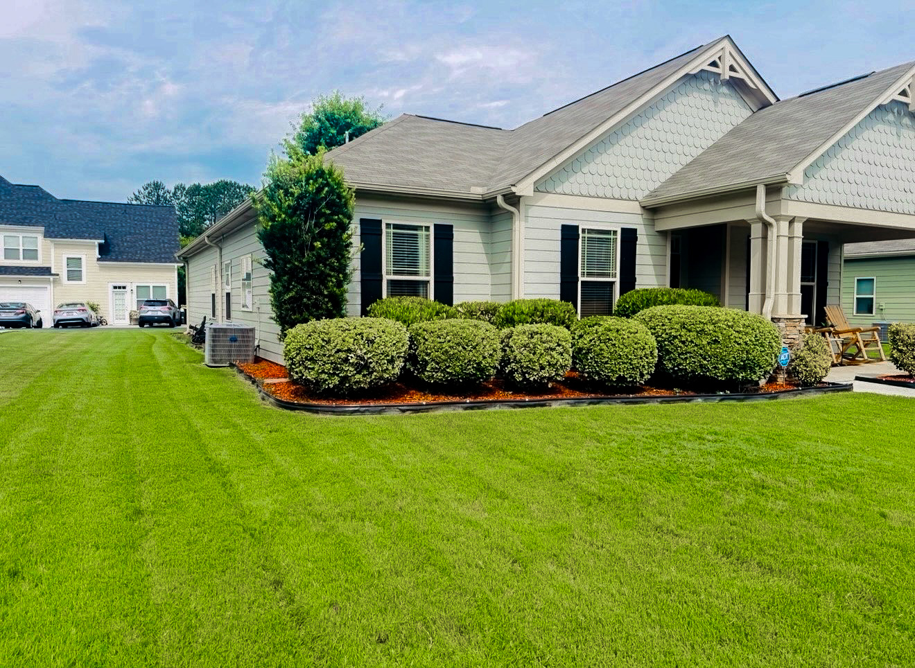 Grass cutting finished