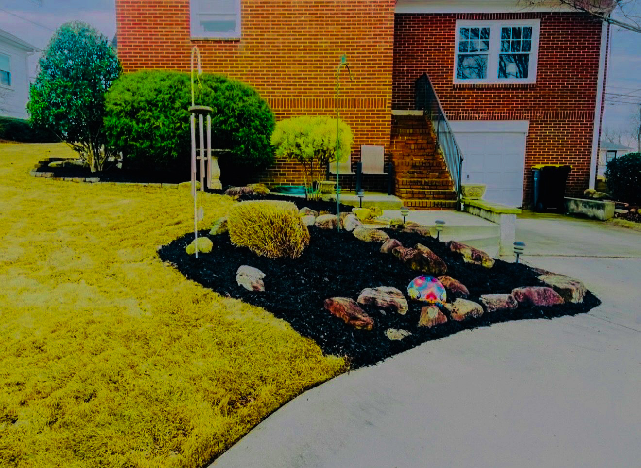 Mulch after
